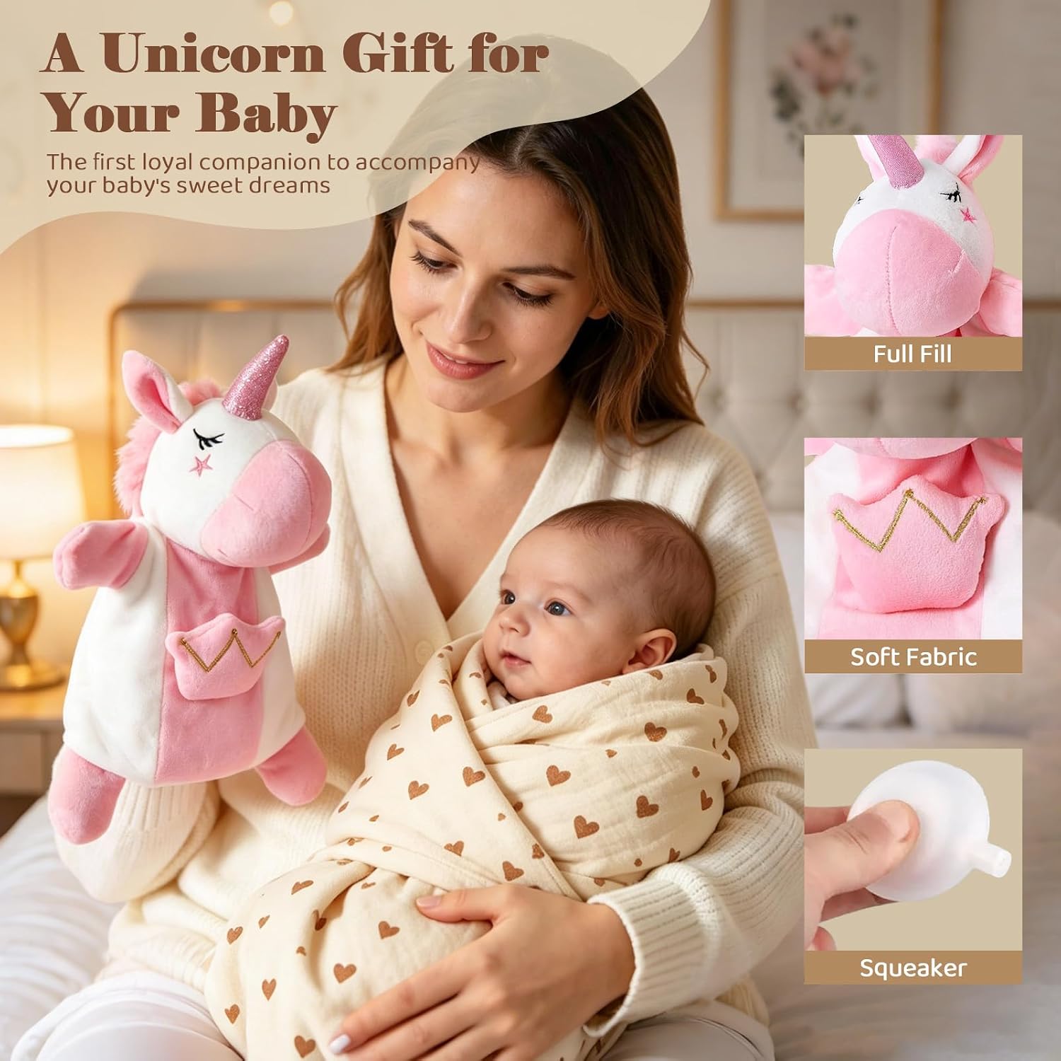 Golray Baby Shower Gifts for Girls, Newborn Baby Gift Basket Set