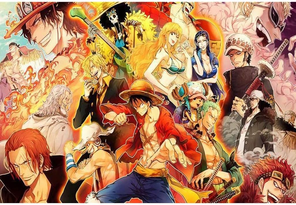 Amazon Co Jp 大人1000ピースワンピースシリーズ家族の肖像diy子供のアニメ漫画の教育玩具の誕生日プレゼント用パズル おもちゃ