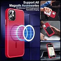 Vista 162 de MOCCA - Funda magnética resistente para iPhone XR de 6.1 pulgadas, compatible con MagSafe, funda con protección contra caídas de grado militar