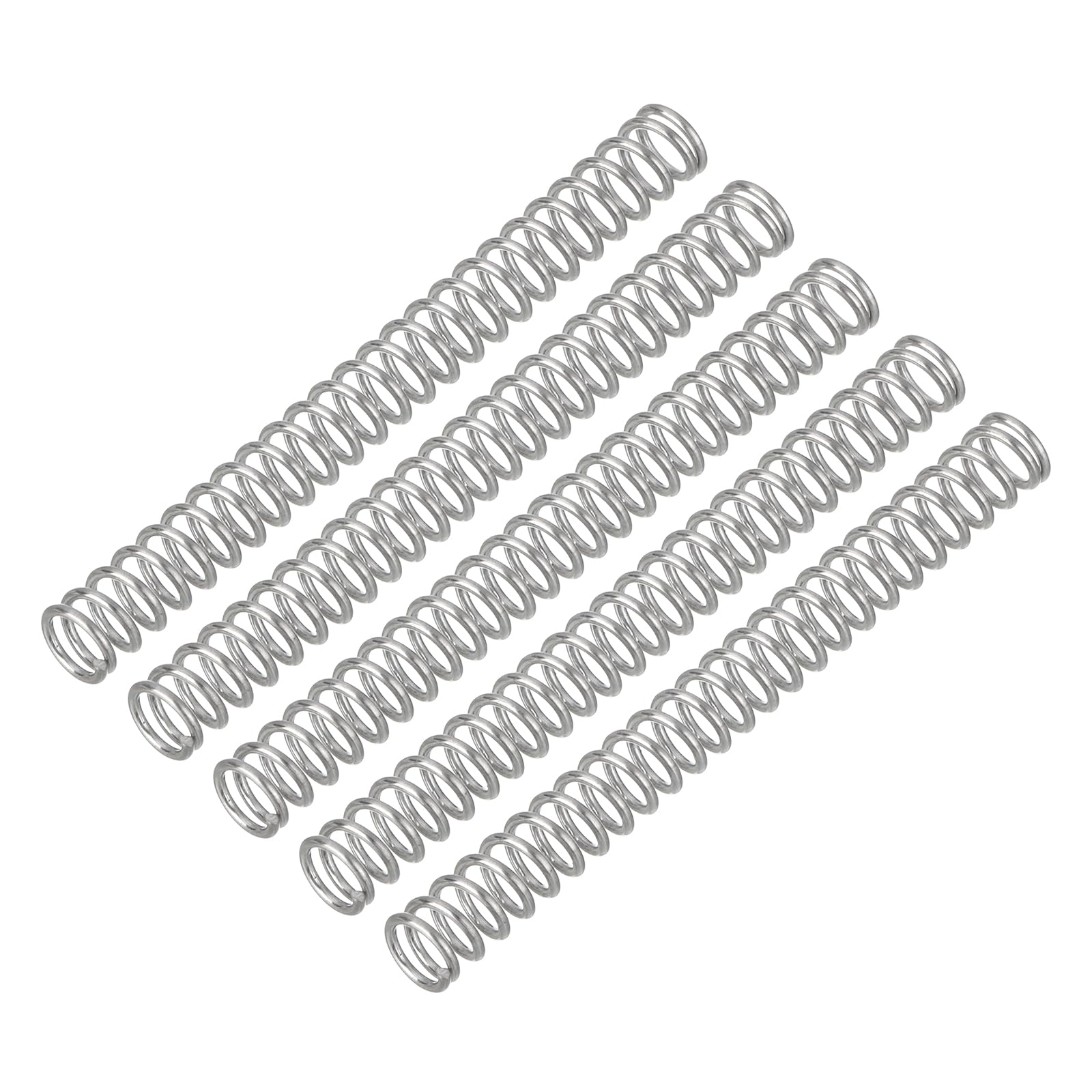QUARKZMAN 5 stuks drukveren, 0,3 x 3 x 10 mm, drukveren, veren