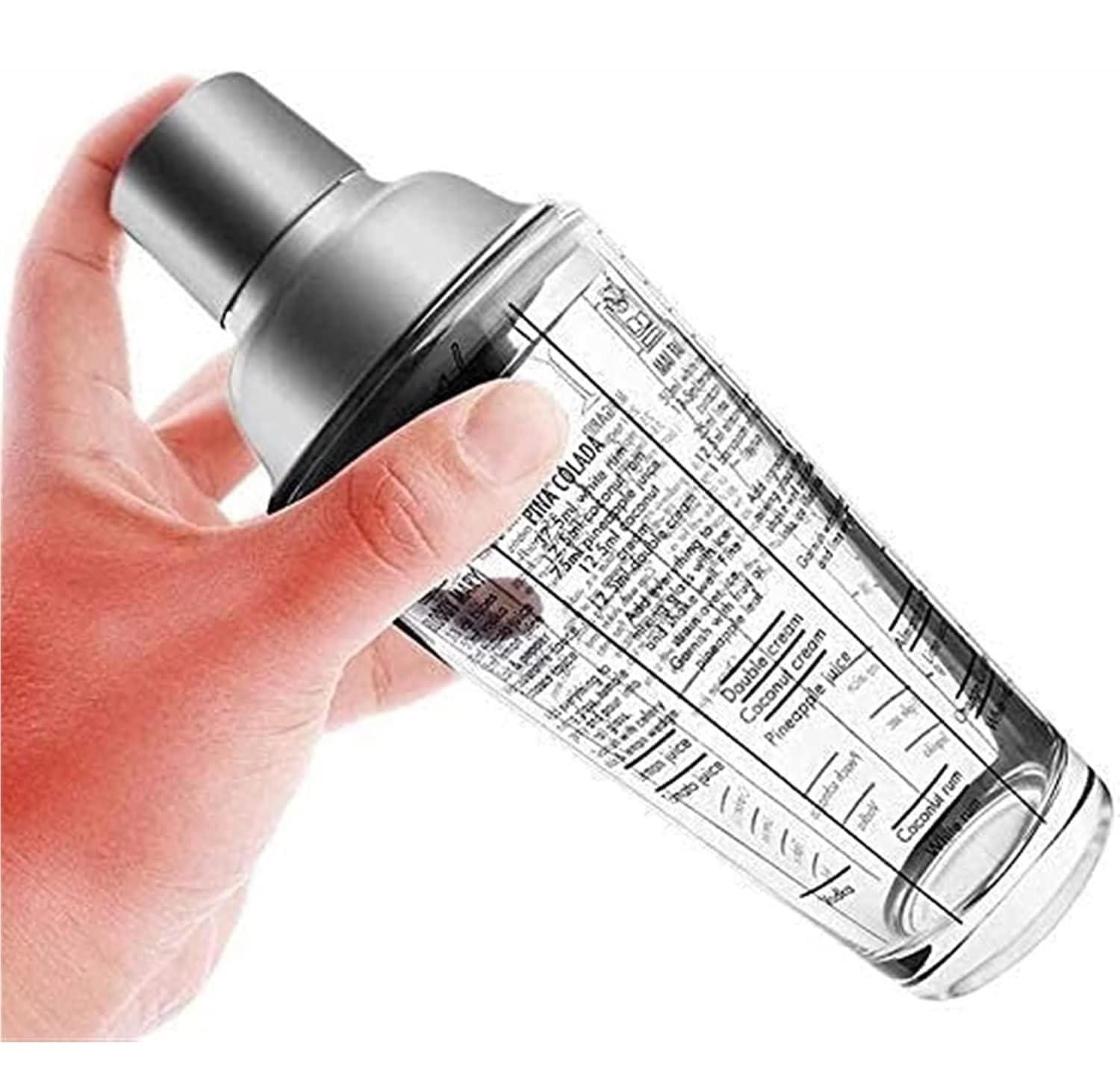 Coctelera Profesional Juego De Coctelera De 19 Piezas Juego De Barman con Soporte Barra De Acero Inoxidable Herramienta Mezclador De Bebidas Kit Coctelería