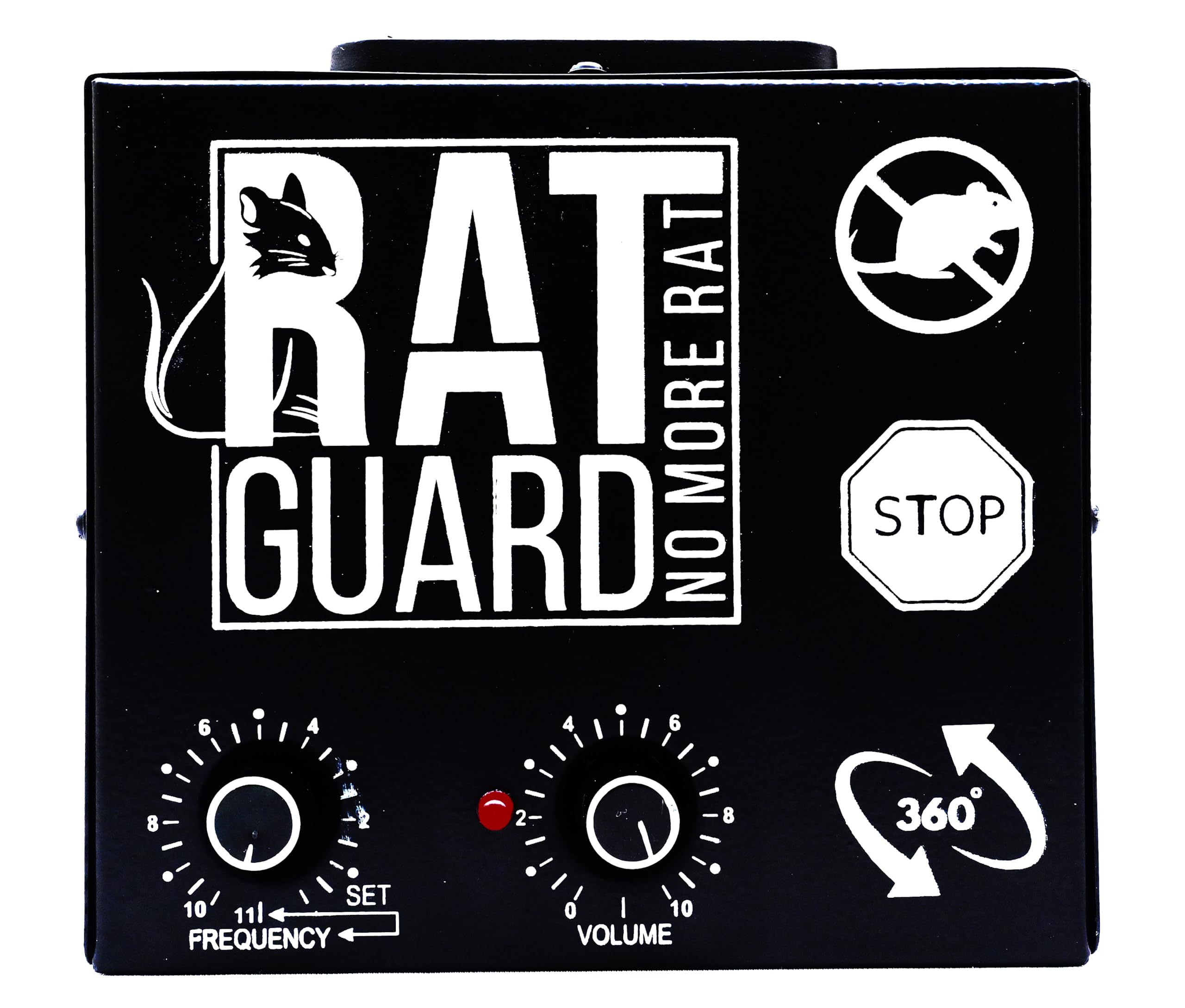 Rat Repellent Ultrasound Pest Control Device - Indoor and Outdoor Rodent Deterrent for Mice and Rats - Safe, Non-Toxic, Eco-Friendly Plug-in Solution for Advanced Pest Control and Rodent Deterrence