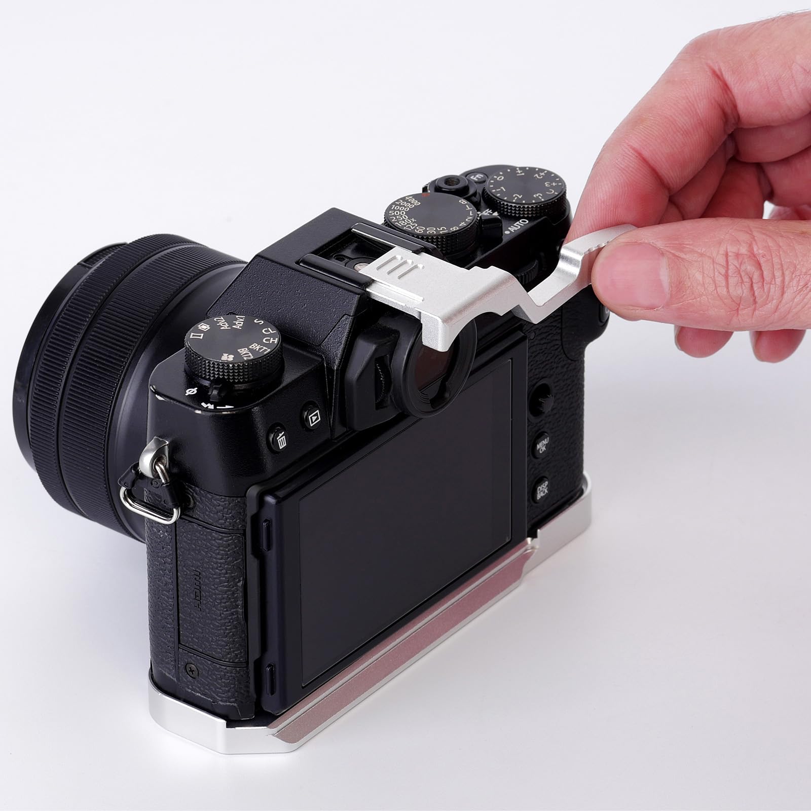 Amazon | OURHZTB メタルホットシューサムアップグリップ FUJIFILM X