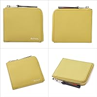新品 ポールスミス 二つ折り財布 コンパクト レザー 財布　金色　45C882 カラードエッジ がま口2つ折り財布（ベージュ） ｜ポール・スミス