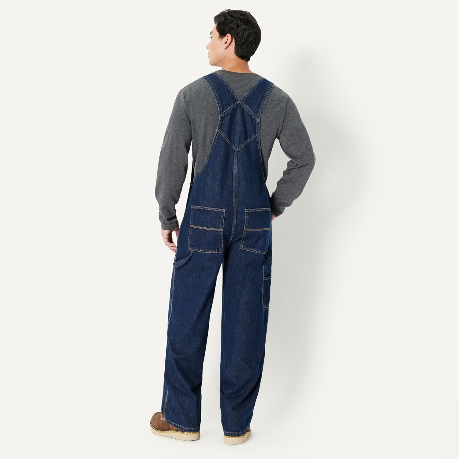 Amazon Basics Men's Relaxed Fit Workwear Bib Overall - Image 3
