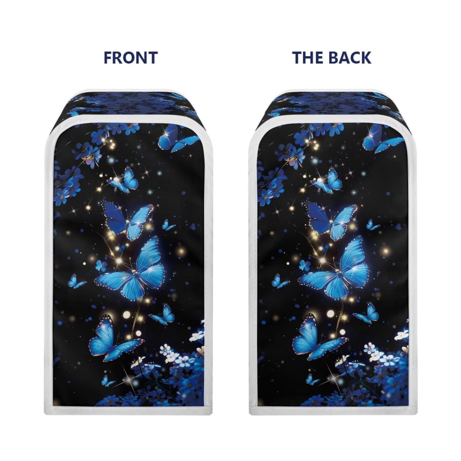 Mintulipy Can Opener Cover Blue Butterflies Can Opener Cover for Electric Can Opener Dust and Stain Protection