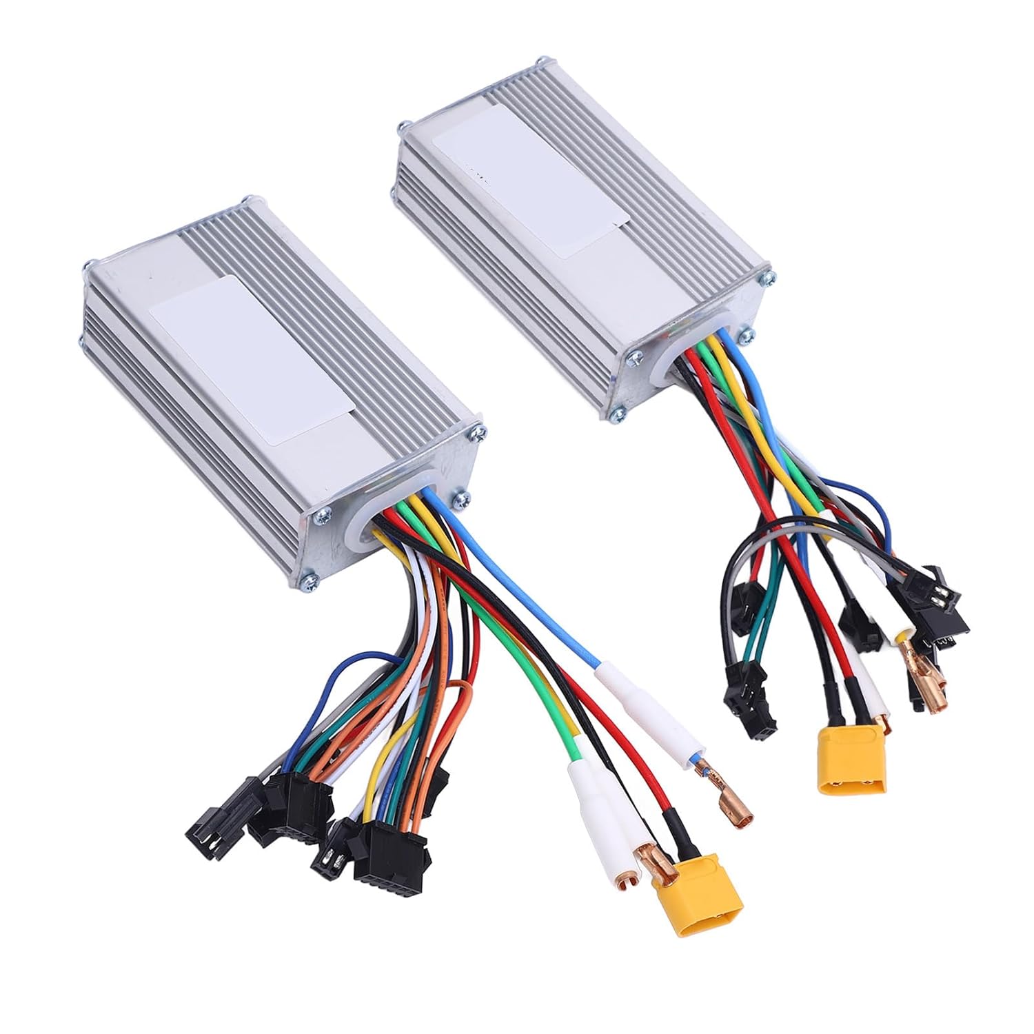 Dual Drive Motor Controller High Performance 48V 25A 1200W Front Rear Brushless Electric Bike Scooter Controller Kit Aluminum Alloy PCB