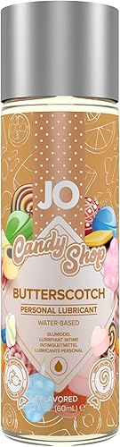 Jo Candy Shop Lubricante con sabor a base de agua Butterscotch 2 onzas