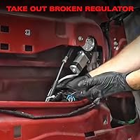 Vista 7 de BDFHYK 741-769 Regulador de ventana eléctrica con motor, lado del pasajero delantero derecho para Jeep Cherokee 1997 1998 1999 2000 2001 97 98 99 00