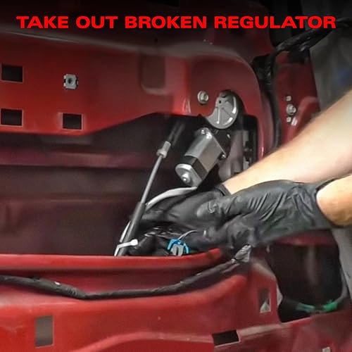 Miniatura 7 de BDFHYK 741-348 Elevalunas eléctrico con motor delantero izquierdo del conductor  Compatible con Nissan Frontier 2005-2015, Pathfinder 2005-2010,