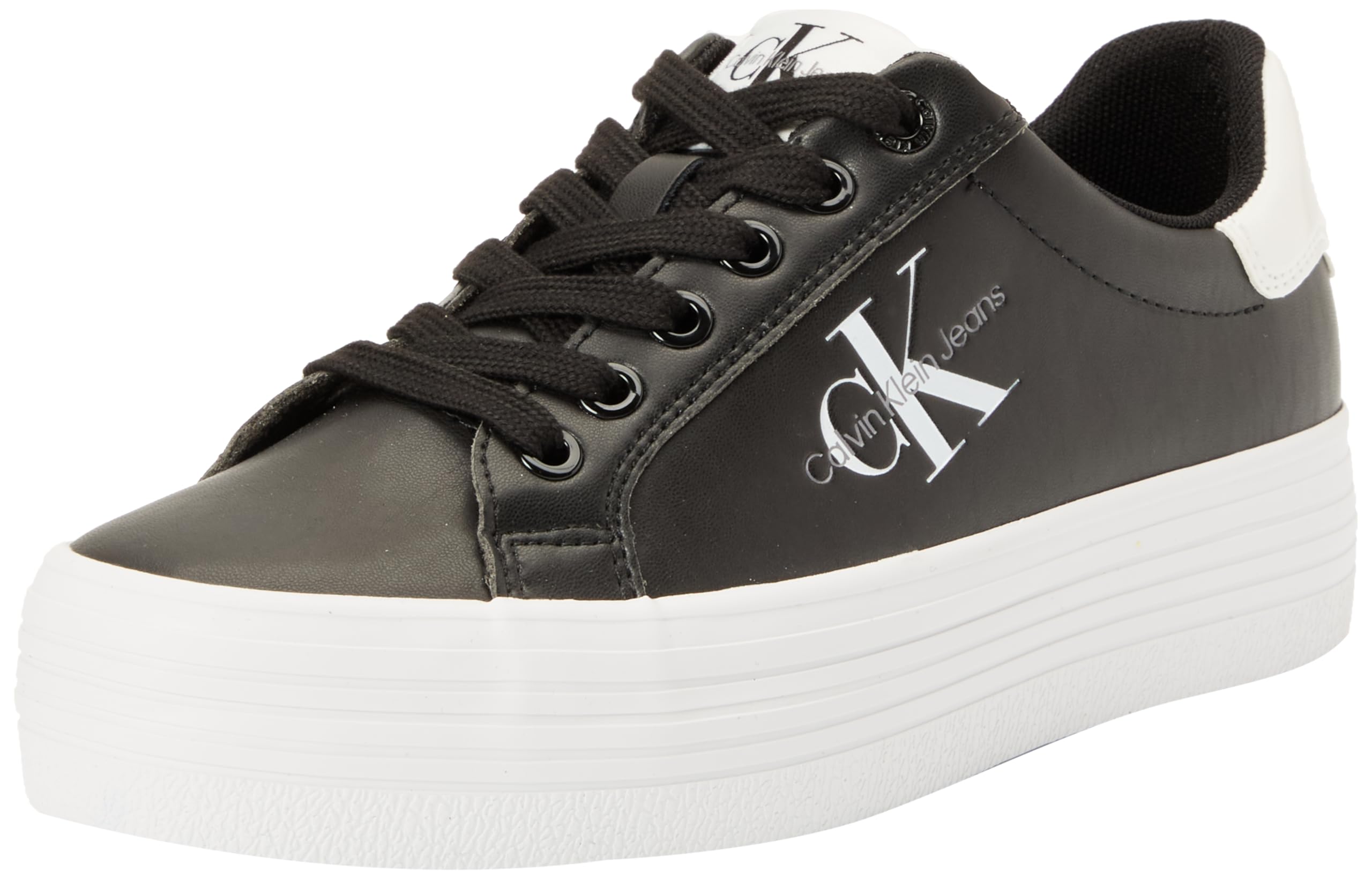 Calvin Klein Jeans Zapatillas para Mujer Sneaker Vulcanizada Bold Lace