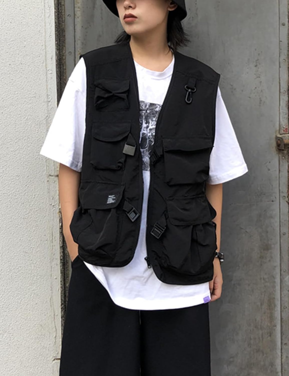 Gihuo Womens Travel Vest Fashion Outdoor Fishing Vest Summer Hiking Safari Photo Vests with Multi Pockets