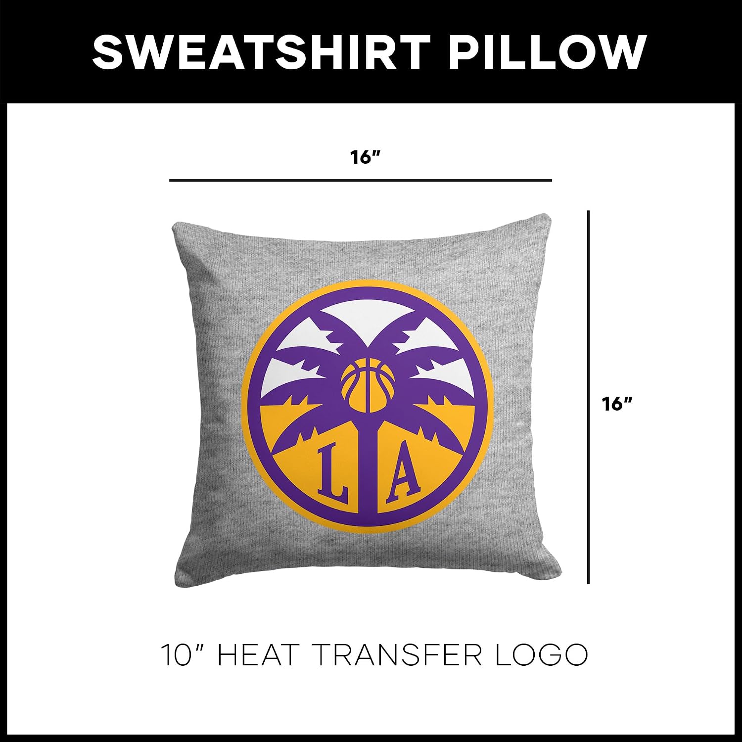 Northwest WNBA Sweatshirt Throw Pillow 16x16 inches