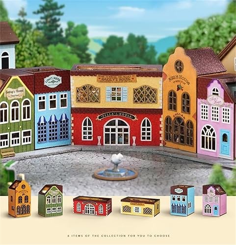 Miniatura 8 de Flever Kit de casa de muñecas en miniatura, habitación creativa con muebles para regalo romántico de obras de arte (Harry' s Kitchen)