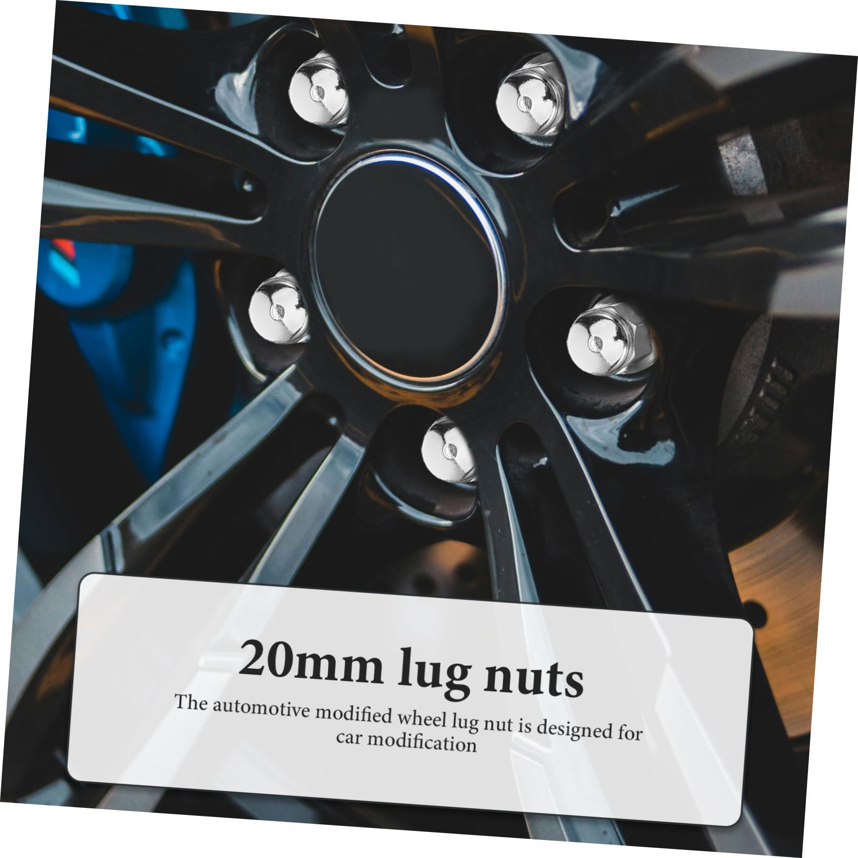 Capuchons D’écrou de Roue pour Voiture M12x1.5 Acier Argenté 21pcs | Accessoires Pneus et Jantes Auto, Montage Facile, Aspect Soigné, Lot de 21 Pièces