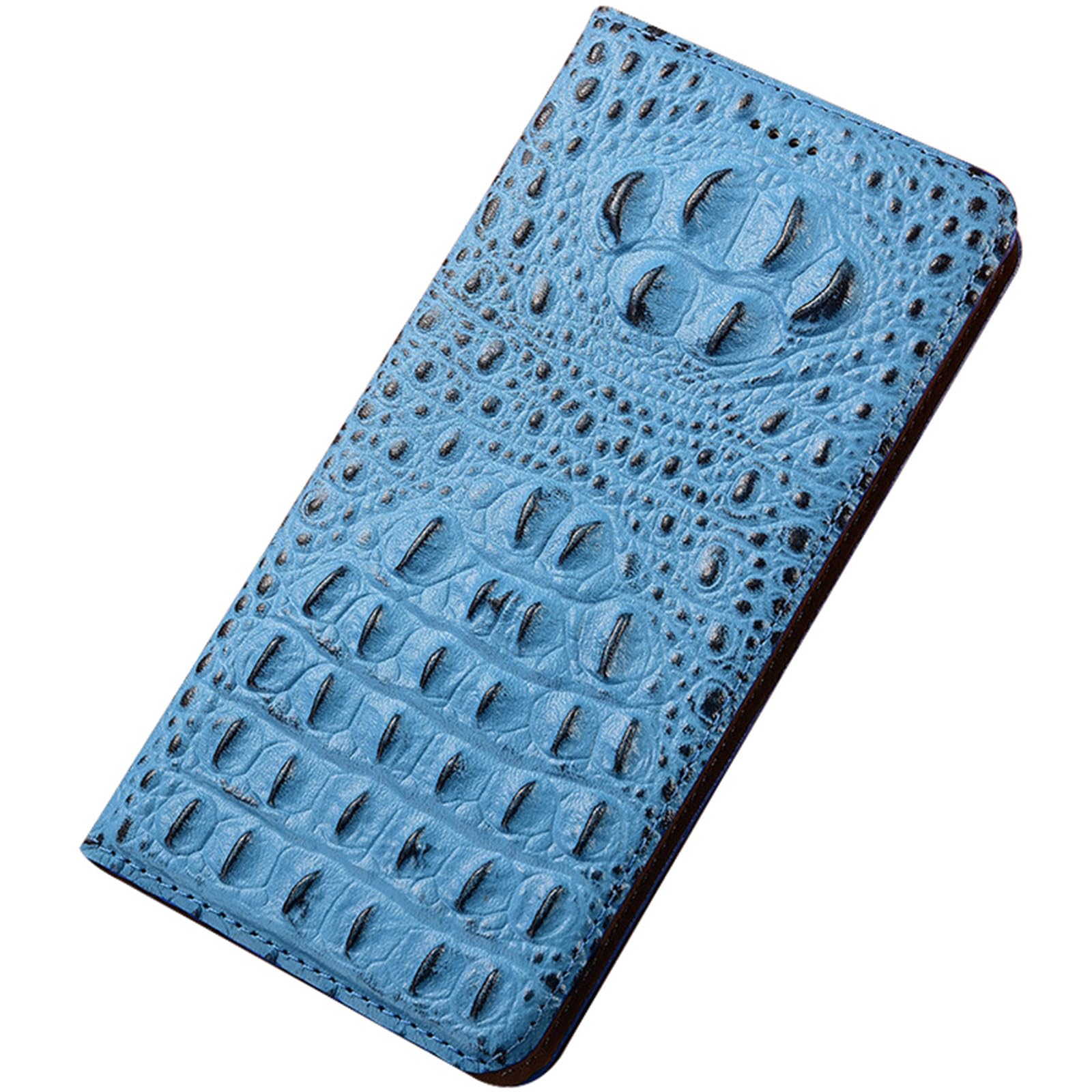 Coque Cuir for IPhone 18 Pro Max/18 Pro Crocodile 3D Portefeuille