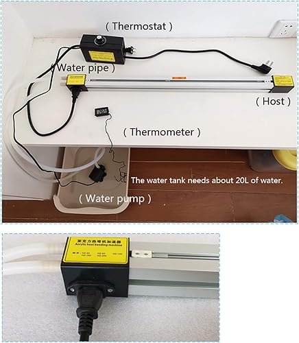 Miniatura 3 de JINHZIXIU Dobladora de PVC de plástico acrílico de 48 pulgadas 125 cmHeater Calefacción caliente Bender Manual Calefacción Caliente Herramienta de