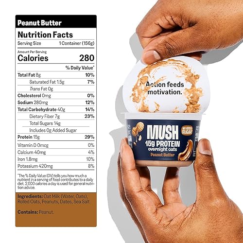 Miniatura 2 de MUSH Mantequilla de cacahuete remolino crujido durante la noche 5 oz