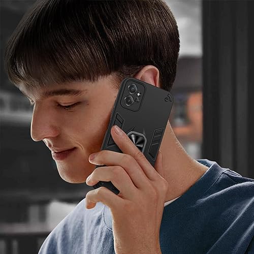 Miniatura 7 de Funda compatible con Samsung Galaxy S21 Ultra 5G, resistente a prueba de golpes con soporte protector Tough Armour - Negro