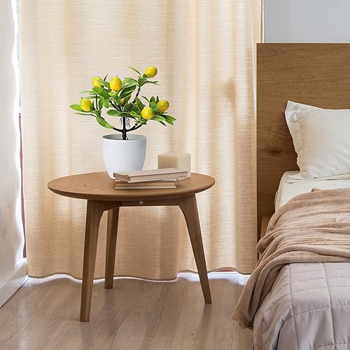 Miniatura 4 de 2 piezas de limonero artificial, mini plantas en maceta, limonero artificial, bonsái, plantas artificiales en macetas, 3.78 x 9.45 pulgadas,