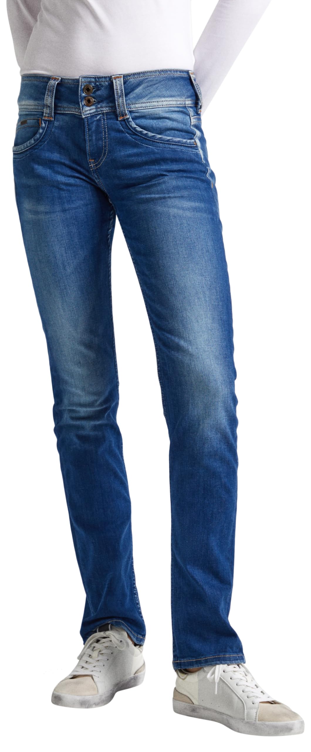 Pepe Jeans Gen Femme Jeans, Blue (Denim-d45), 27W / 32L