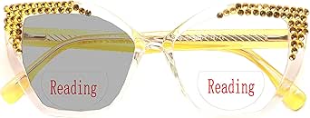 Glasses For Cats Women's Cat Eye Reading Glasses With Rhinestones - Foto 4