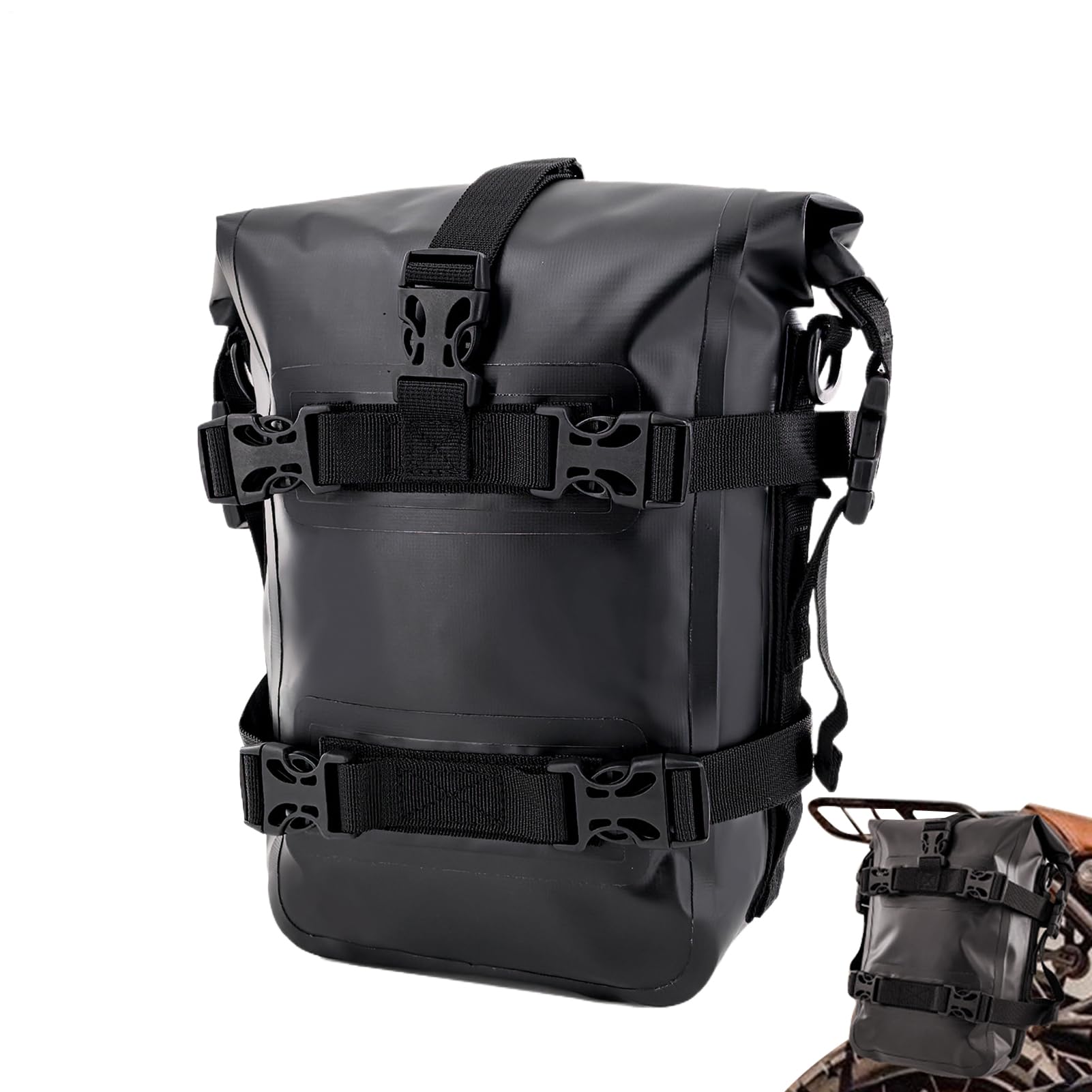Sacocie de moto versátil e impermeable para aventura 8