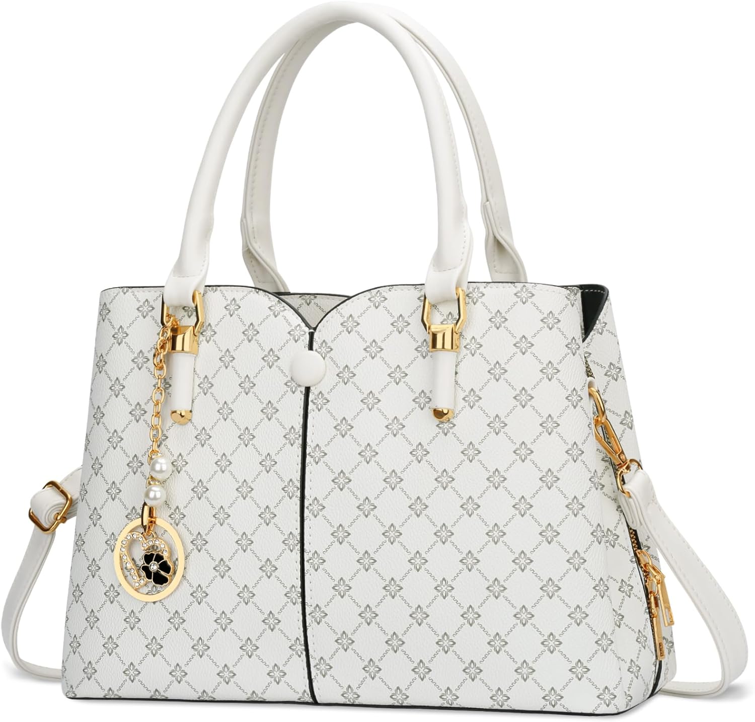 KKXIU Triple Compartments Women Purses and Handbags Trendy Satchel Top Handle Shoulder Bag for Ladies KKXIU Triple Compartments Women Purses and Handbags Trendy Satchel Top Handle Shoulder Bag for Ladies