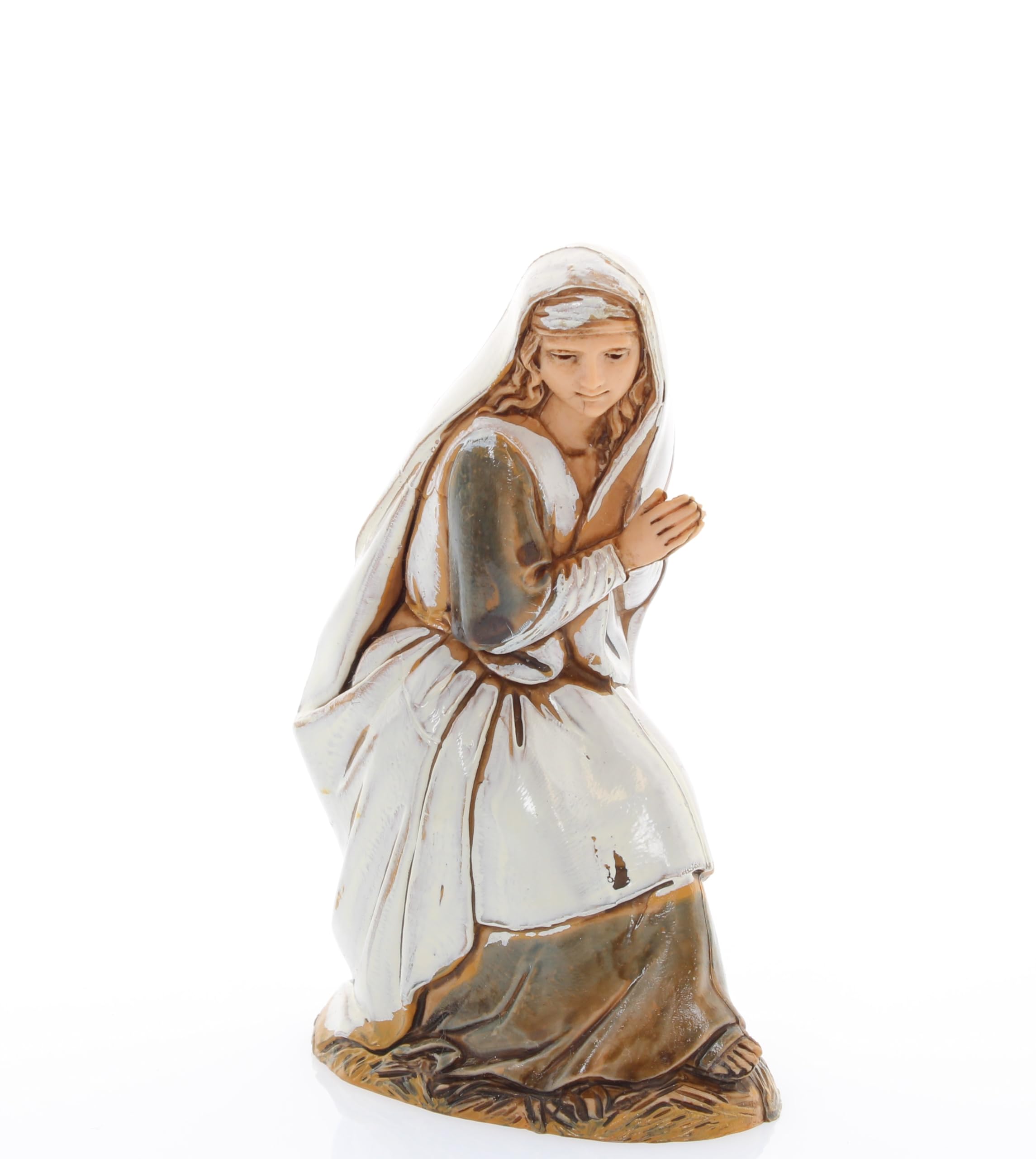 Moranduzzo Natividad 6 Figuras para Belén de 10 cm – Standard 10 – Escala 1:20 – Figuras irrompibles, pintadas a Mano, Escultor M. Landi, Made in Italy