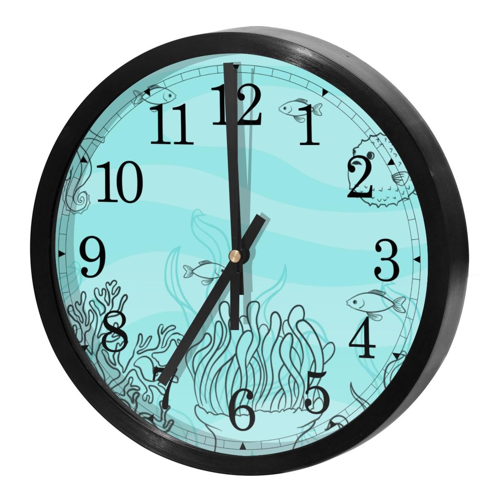 Horloge murale silencieuse élimine le bruit pour bureau et cuisine