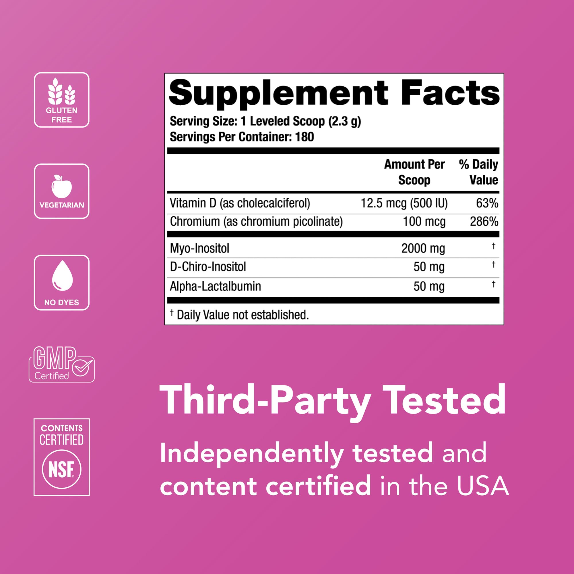 Theralogix Ovasitol Plus Canister – Fertility & Metabolic, NSF Certified — Amazon image 5