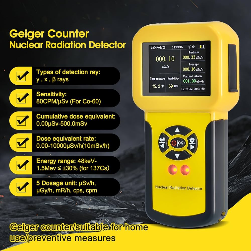 Ruby・Radio-Active Nuclear Radiation Detector, Radioactive Detector Radioactive
