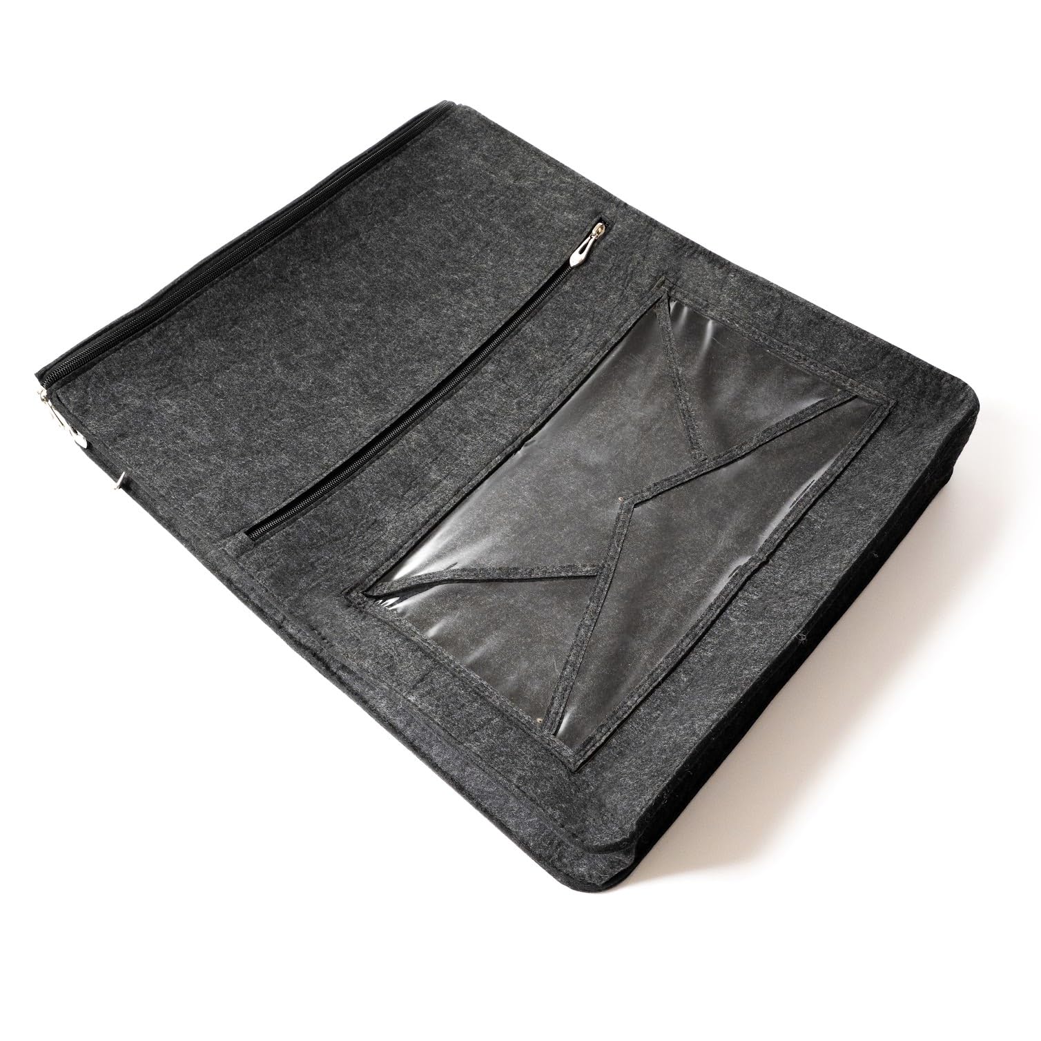 Katai - Indoor Letter Box Catcher Bag - Universal Fit Grey Felt Mail Slot Catcher for Front Doors - Includes Ergonomic Letter Opener - Image 2