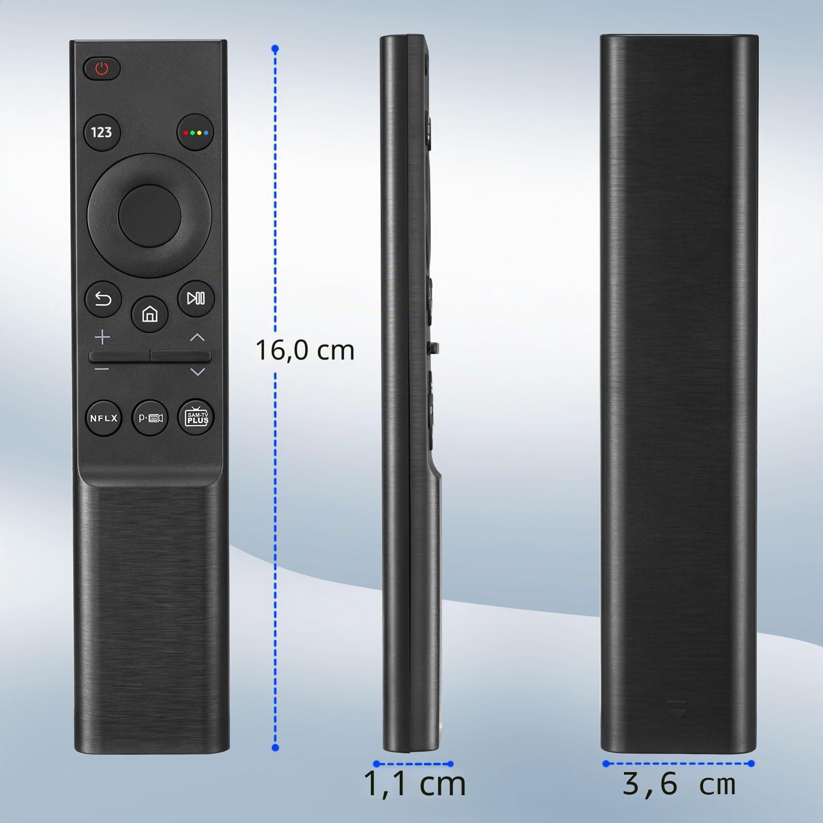 Télécommande universelle pour Samsung Smart TV, BN59-01358B Télécommande de rechange pour Samsung QLED UHD SUHD HDR LCD LED HDTV Frame Curved 4K 8K 3D Smart TV