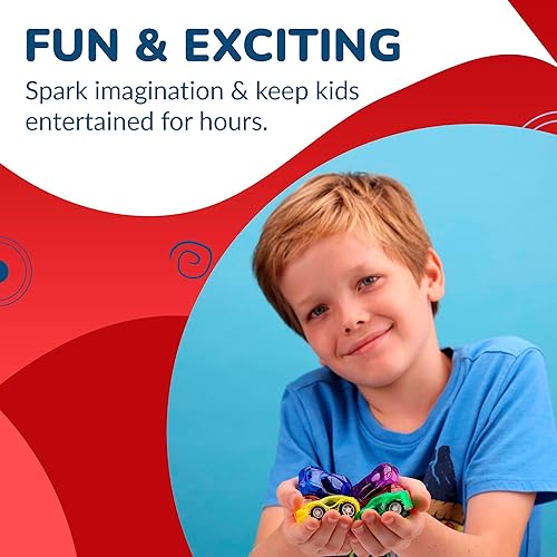 Miniatura 4 de Juguetes de autos de carreras  Autos de tracción para niños pequeños  Mini recuerdos de fiesta de coches de carreras, premios de aula  Juguetes a