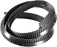 Vista 1 de Defensas Exteriores, Fibra De Carbono Flares De Goma De La Rueda Del Coche Arco Cejas Anti-Scratch Pad Negro