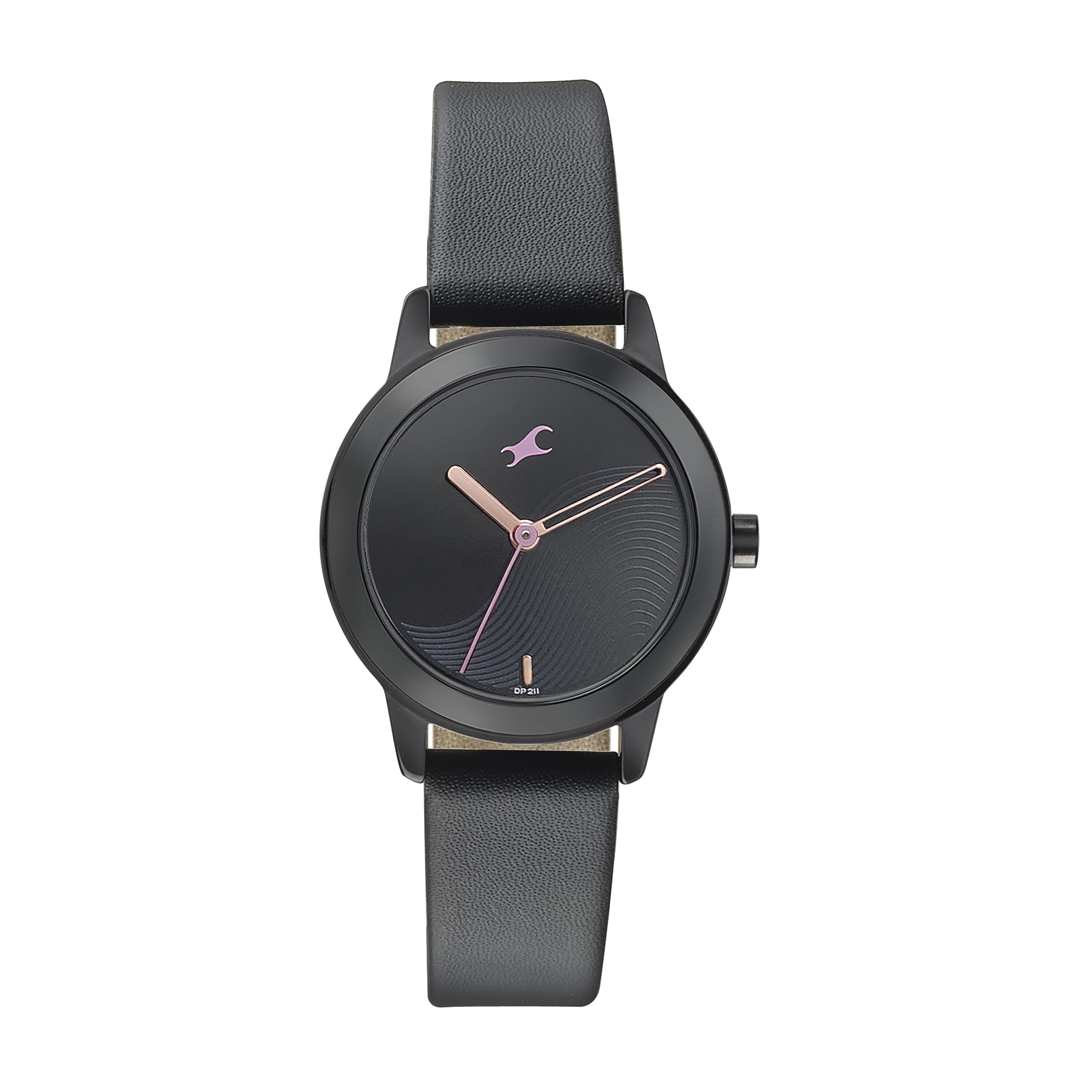 Fastrack Pulse Quartz Analog Black Dial Leather Strap Watch for Girls-68008NL01 (B0CH8CVT38) Amazon Price History, Amazon Price Tracker