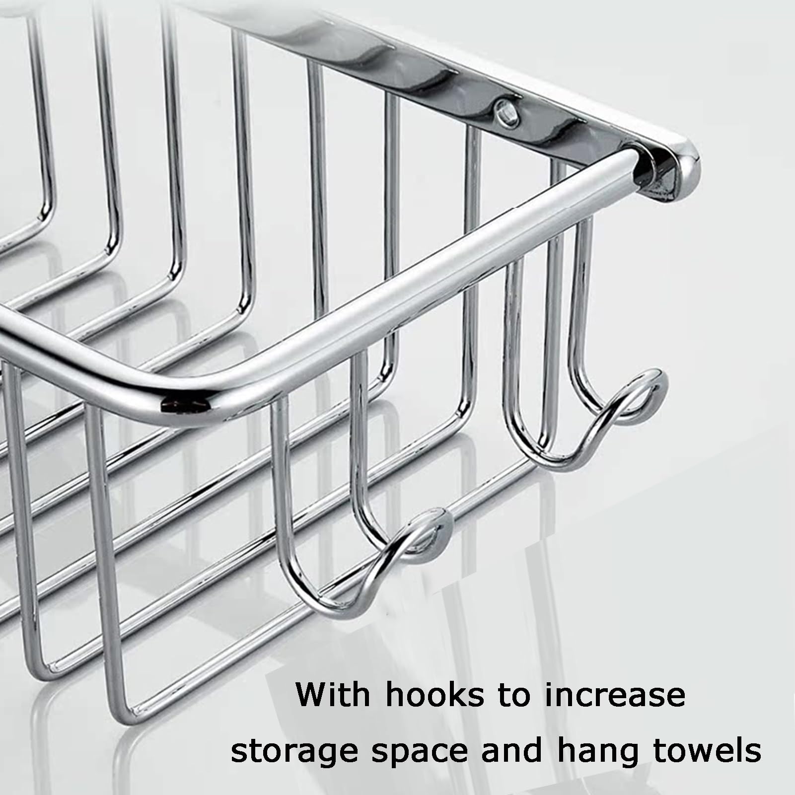 Corrimano For Bagno, Maniglie Di Sicurezza For Doccia Con Cestino Portaoggetti, For Anziani, Capacità Di Carico 150 Kg