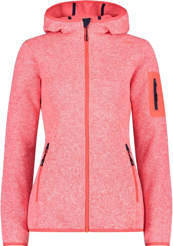 CMP Giacca In Knit-tech Da Donna Con Cappuccio Fisso Giacca Donna