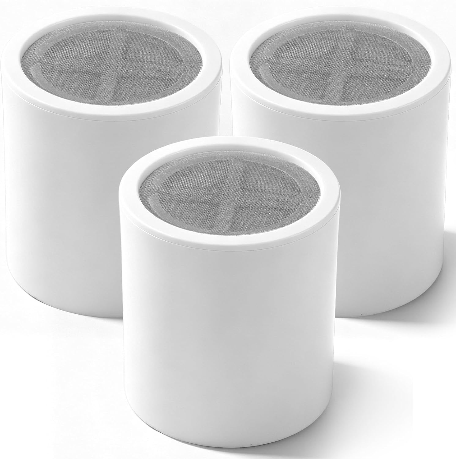 3-Pack Hard Water Shower Filter Compatible with Eskiin, Reduces Chlorine & Metals, Maintains High Pressure for Skin & Hair Care