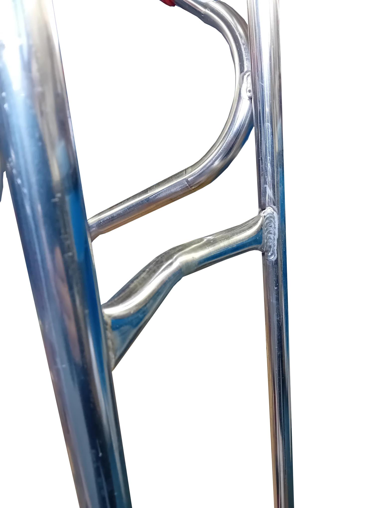 RLW Diable professionnel en aluminium Alu200 200 kg – Pelle 280 x 280 mm – Fabriqué en UE – Pas d'importation d'Asie !! (roue pneumatique noire / 4 PR/jante en métal gris argenté/roulement à roulettes