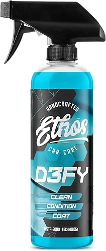 Miniatura 8 de Ethos Defy - Revestimiento de cerámica 3 en 1 - Spray y cera para lavado de autos sin agua - Lavado sin cera de coche - Suministros de limpieza