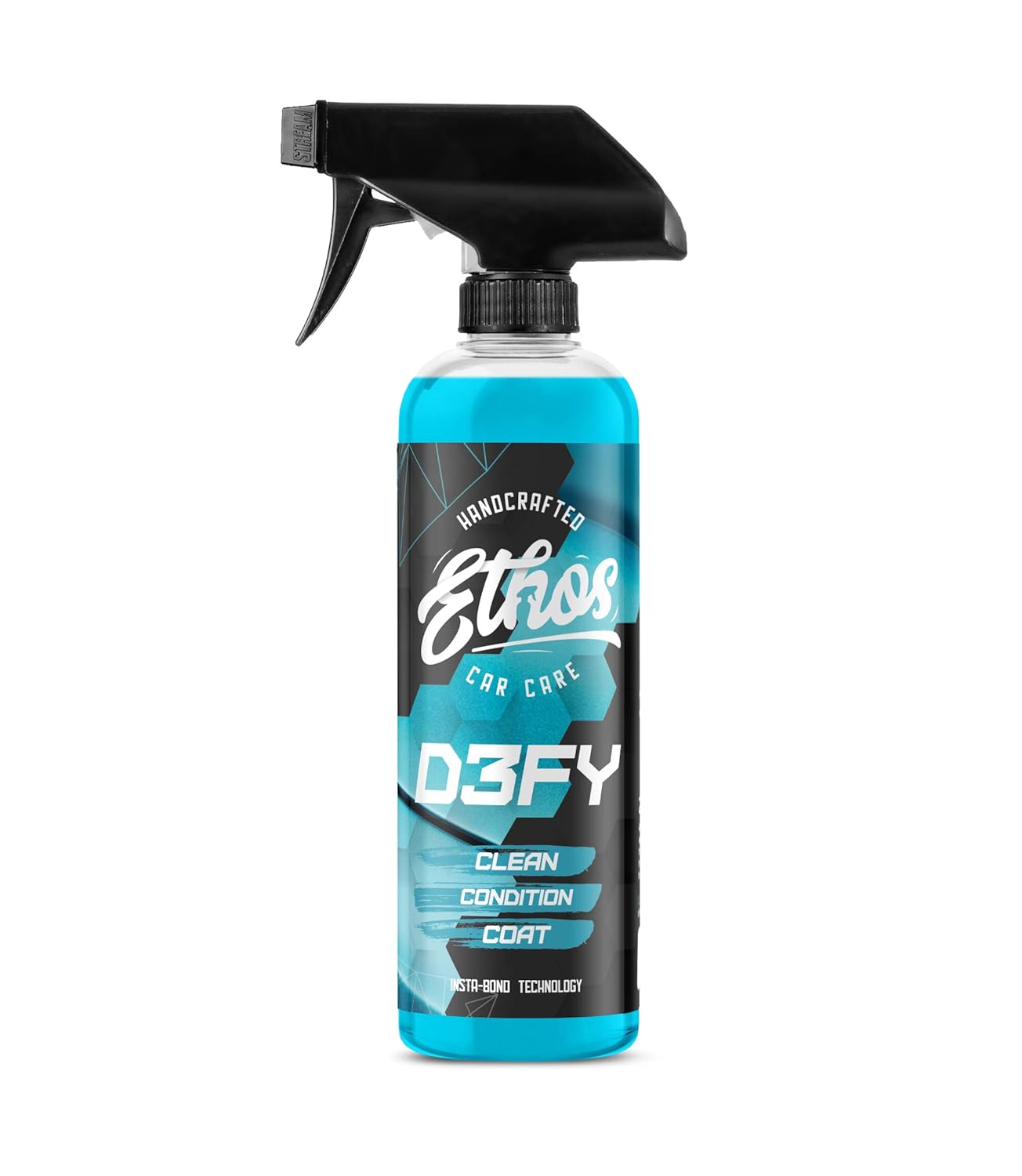 Ethos Defy – Spray Cerâmico 3 em 1 para Lavagem a Seco de Carros