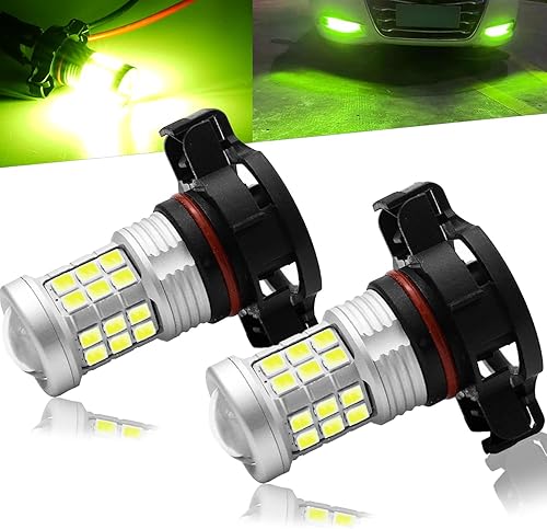 Vista 157 de Bombillas LED antiniebla superbrillantes de 3000 lm H8 H11, bombillas DRL de alta potencia 3030 chips con lente de proyector de repuesto