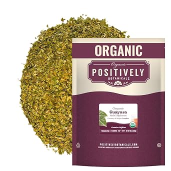Organic Positively Botanicals Company, Guayusa, Herbal Tea Loose Leaf Botanical, 16 Ounce