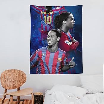 Amazon.co.jp: ポスターロナウジーニョアートパネル写真画像サッカー