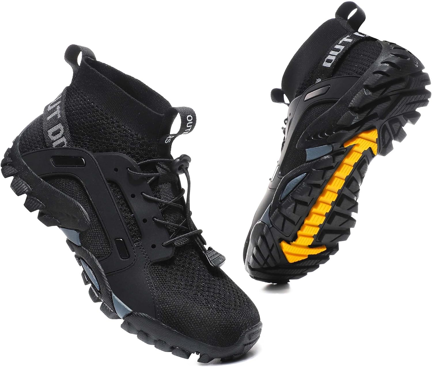 Mens Womens Mid Athletic wate Shoes Knitted Mesh Mens Quick Dry Swimming Shoes Beach Diving Hiking Sailing Travel Water Hiking Shoes Breathable Anti-Slip Wearable Amphibious