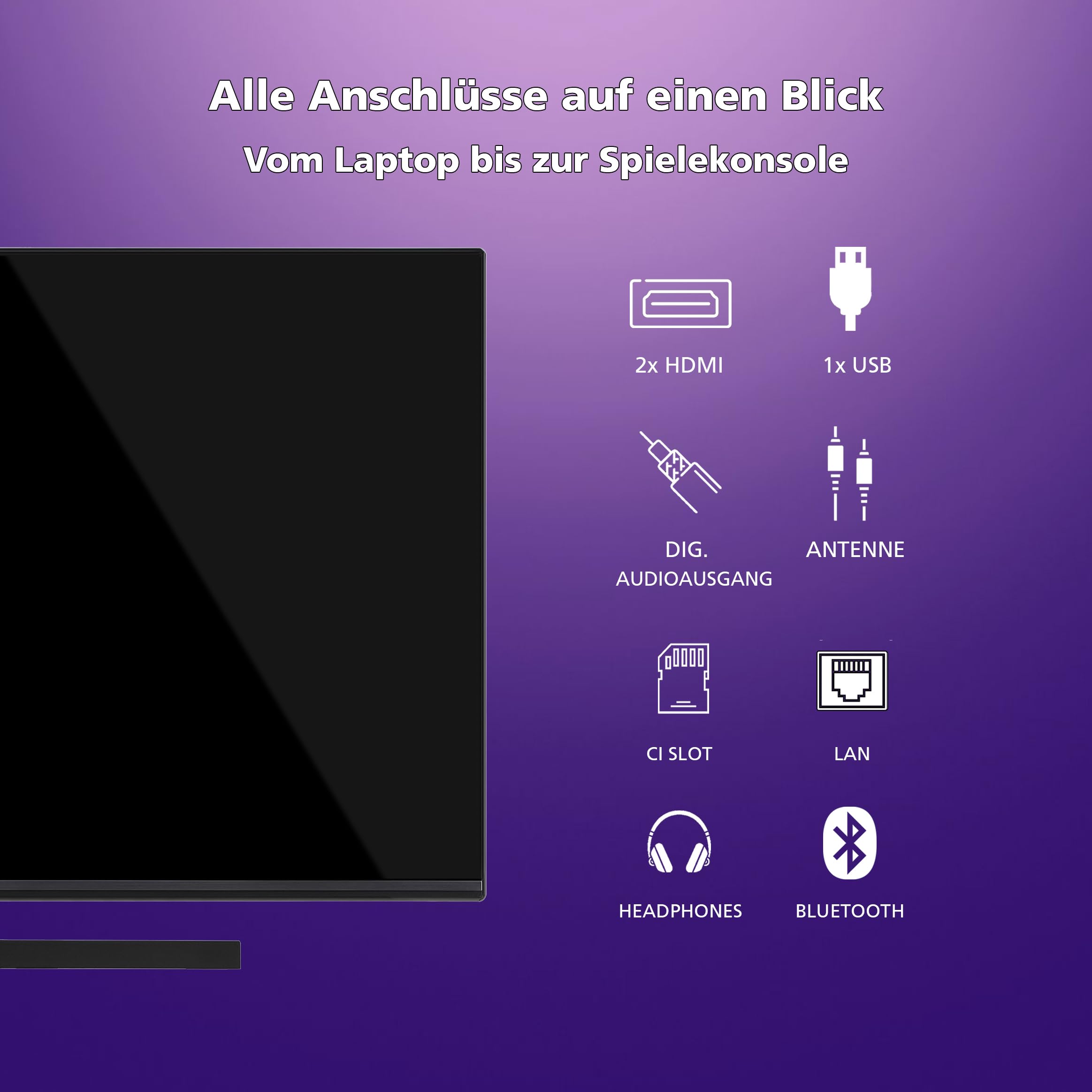 JVC QLED LT-40VQF545A 40" telewizor Full HD Android Smart TV (HDR, potrójny tuer, Bluetooth)