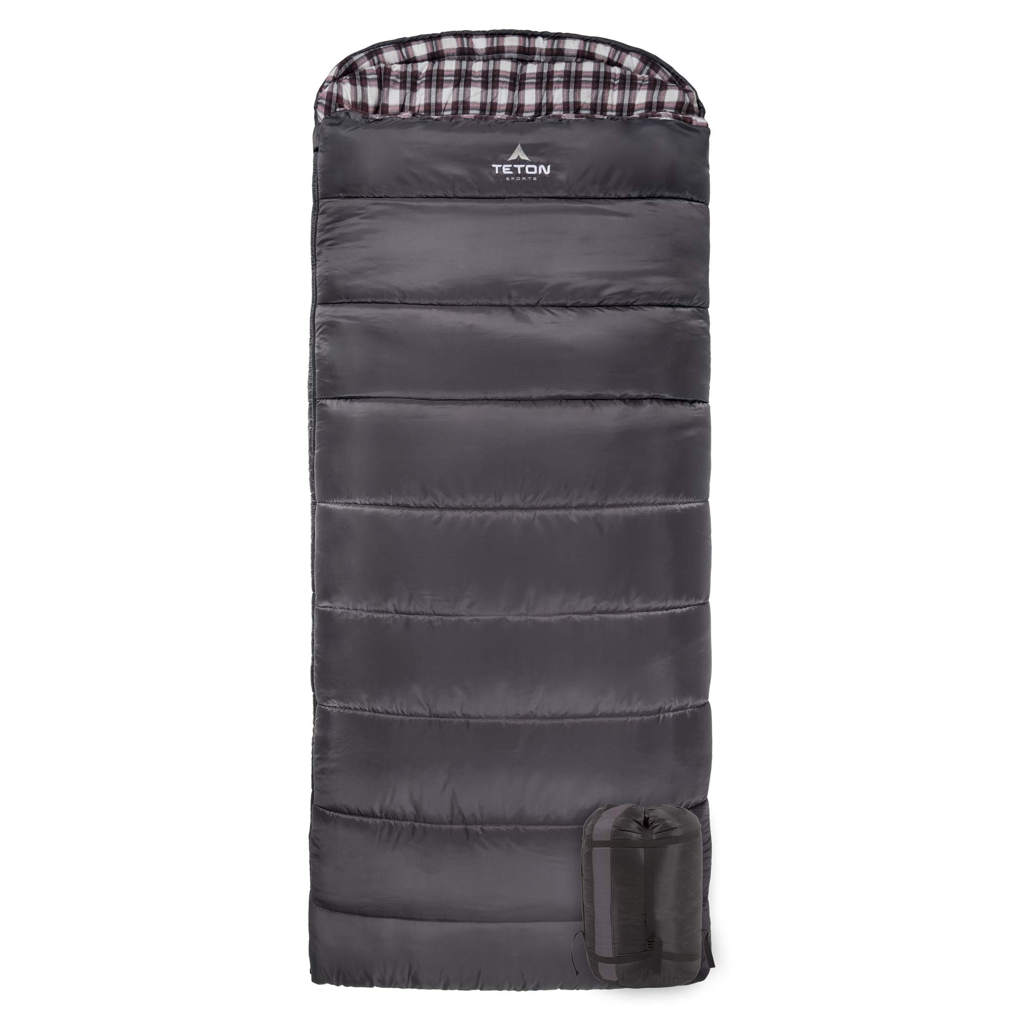 Teton Celsius Regular, -25F, 20F, 0F Degree Sleeping Bags, All Weather Bag for Adults and Kids, Camping Made Easy and Warm, Travel Sack Included