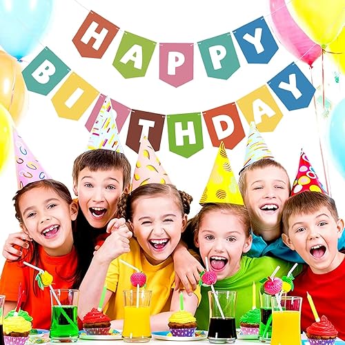 Miniatura 2 de Cartel de feliz cumpleaños, letrero de feliz cumpleaños, guirnalda de feliz cumpleaños, telón de fondo de feliz cumpleaños, cartel de feliz